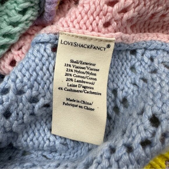 LoveShackFancy Brody Oversized Knit Cardigan - Picture 13 of 13